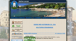 Desktop Screenshot of opcinalovran.hr